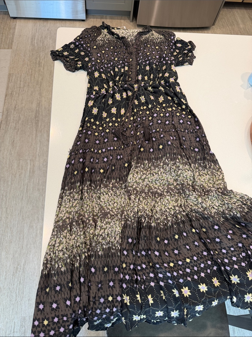 Free People Rare Feelings Maxi Dress Size Large - Picture 2 of 4